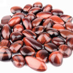 Tigerauge rot Trommelsteine handpoliert Ø ca. 35 – 50 mm Edelsteine Heilsteine bei Wunderstein24