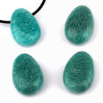 Achat gelb Cabochon Anhänger seitlich gebohrt Edelsteine Heilsteine bei Wunderstein24
