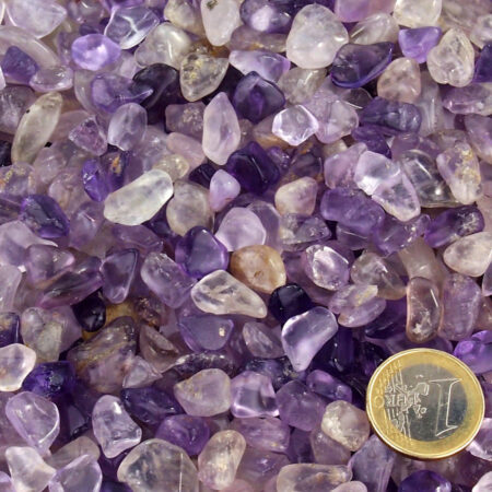 Amethyst Trommelsteine Ø ca. 8 – 11 mm Edelsteine Heilsteine bei Wunderstein24