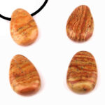 Amazonit Cabochon Anhänger AAA-Qualität seitlich gebohrt Edelsteine Heilsteine bei Wunderstein24