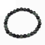 Erdbeerquarz Ø 6 mm Kugel Edelstein Armband flexibel und dehnbar Edelsteine Heilsteine bei Wunderstein24