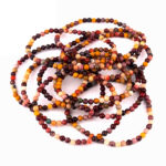 Mookait bunt Ø 4 mm Kugel Edelstein Armband flexibel und dehnbar Edelsteine Heilsteine bei Wunderstein24
