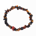 Azurit-Malachit Ø 4 mm facettiertes Kugel Edelstein Armband flexibel und dehnbar Edelsteine Heilsteine bei Wunderstein24