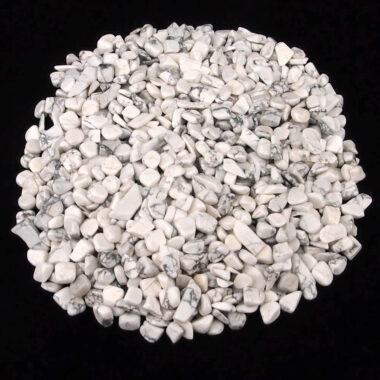 Magnesit | Howlith weiß Trommelsteine Ø ca. 8 – 15 mm Edelsteine Heilsteine bei Wunderstein24