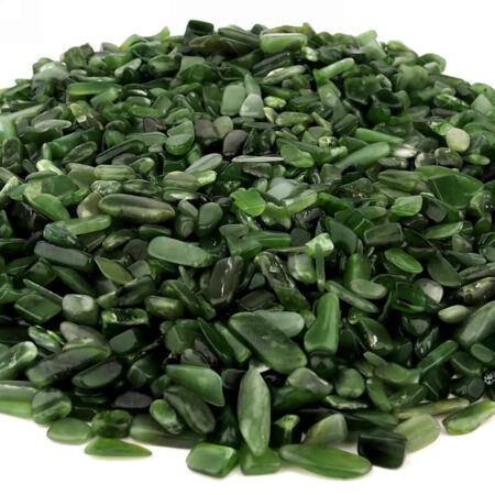 Nephrit | Jade Trommelsteine Ø ca. 7 – 15 mm in bester Farbe Edelsteine Heilsteine bei Wunderstein24