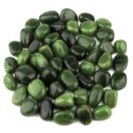 Nephrit | Jade Trommelsteine handpoliert Ø ca. 20 – 30 mm Edelsteine Heilsteine bei Wunderstein24