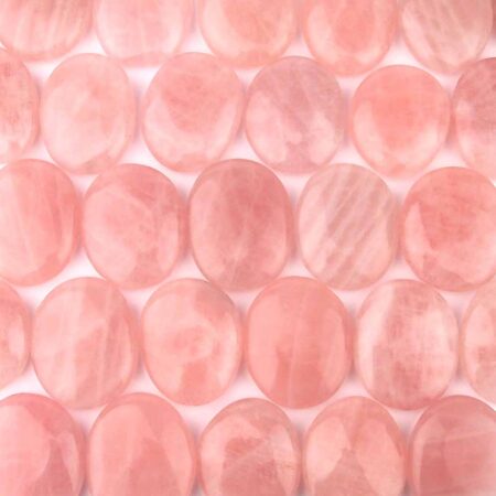 Rosenquarz Handschmeichler | Massagestein Ø 40 – 53 mm Edelsteine Heilsteine bei Wunderstein24