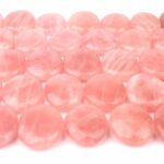 Rosenquarz Handschmeichler | Massagestein Ø 40 – 53 mm Edelsteine Heilsteine bei Wunderstein24