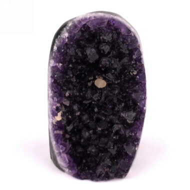 Amethyst Stufe mit poliertem Rand und Standfläche in Top Farbe und Qualität Edelsteine Heilsteine bei Wunderstein24