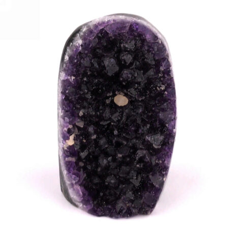 Amethyst Stufe mit poliertem Rand und Standfläche in Top Farbe und Qualität Edelsteine Heilsteine bei Wunderstein24