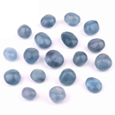 Coelestin Trommelsteine handpoliert Ø ca. 17 – 28 mm in bester Qualität Edelsteine Heilsteine bei Wunderstein24