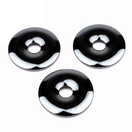 Hämatit Donut Anhänger Ø 30 mm Edelsteine Heilsteine bei Wunderstein24