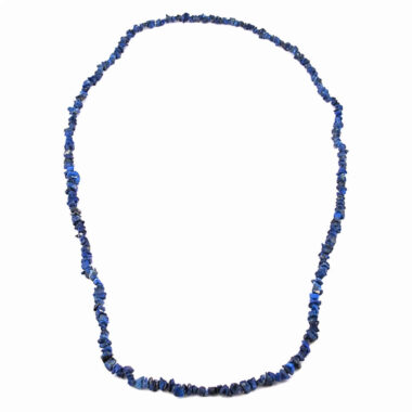 Lapislazuli Kette Länge ca. 90 cm Handarbeit aus Indien Edelsteine Heilsteine bei Wunderstein24