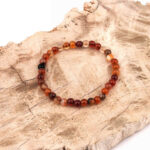 Blaufluss Ø 4 mm Kinder Kugel Edelstein Armband flexibel und dehnbar Edelsteine Heilsteine bei Wunderstein24