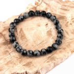 Landschaftsjaspis Ø 8 mm Kugel Edelstein Armband flexibel und dehnbar Edelsteine Heilsteine bei Wunderstein24
