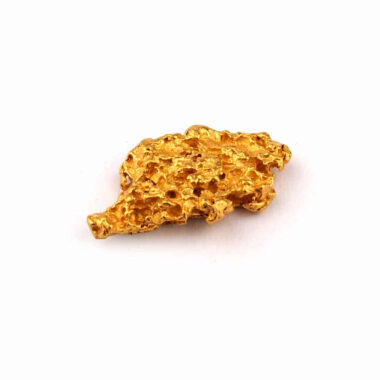 Echtes Goldnugget aus Alaska / USA Ø ca. 15,8 mm / 10,6 Karat Edelsteine Heilsteine bei Wunderstein24