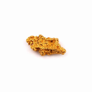 Echtes Goldnugget aus Alaska / USA Ø ca. 15,8 mm / 10,6 Karat Edelsteine Heilsteine bei Wunderstein24