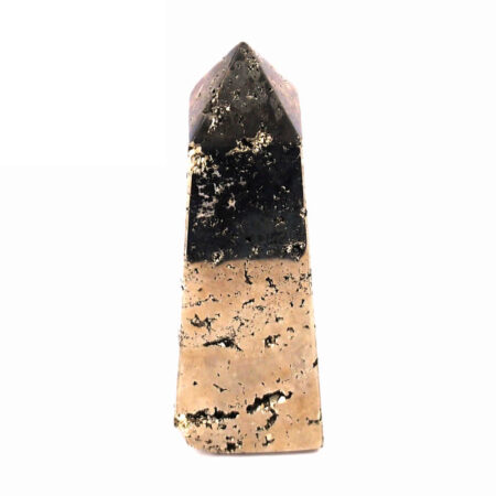 Pyrit Obelisk | Spitze poliert aus Peru in bester Qualität und Farbe Edelsteine Heilsteine bei Wunderstein24