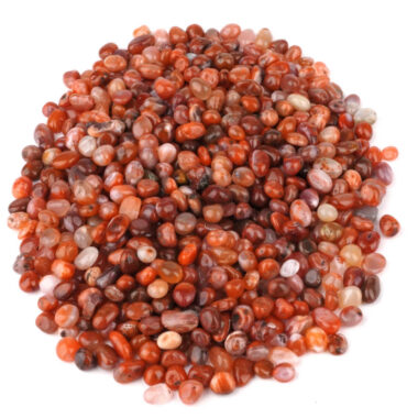Achat Natur Trommelsteine rot Ø 8 – 12 mm Edelsteine Heilsteine bei Wunderstein24