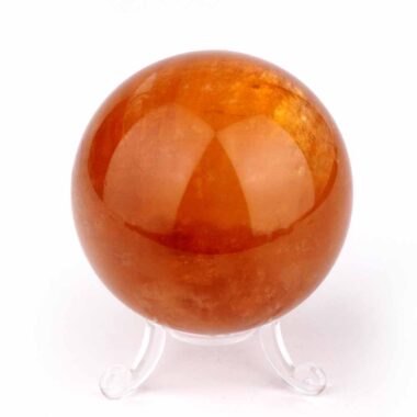 Calcit gelb Kugel transparent Ø 67 mm in bester Qualität und Farbe Edelsteine Heilsteine bei Wunderstein24