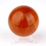 Calcit gelb Kugel transparent Ø 67 mm in bester Qualität und Farbe Edelsteine Heilsteine bei Wunderstein24