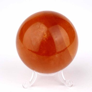 Calcit gelb Kugel transparent Ø 67 mm in bester Qualität und Farbe Edelsteine Heilsteine bei Wunderstein24