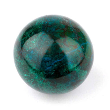 Chrysokoll Kugel aus Peru Ø 43 mm in einzigartiger Qualität und Farbe Edelsteine Heilsteine bei Wunderstein24