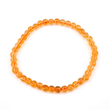 Natur Citrin Ø 5 mm Kugel Edelstein Armband flexibel und dehnbar Edelsteine Heilsteine bei Wunderstein24