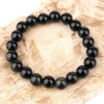 Goldobsidian Ø 8 mm Kugel Edelstein Armband flexibel und dehnbar Edelsteine Heilsteine bei Wunderstein24
