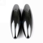 1 Paar magnetisierte Hämatit (Hämatin) Magnete in Oliven Form singende Steine Länge ca. 60 mm Edelsteine Heilsteine bei Wunderstein24