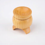 Kugelständer aus Holz Höhe ca. 40 mm für Edelsteine und Mineralien Edelsteine Heilsteine bei Wunderstein24