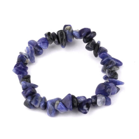 Sodalith Kinder Edelstein Armband flexibel und dehnbar Edelsteine Heilsteine bei Wunderstein24