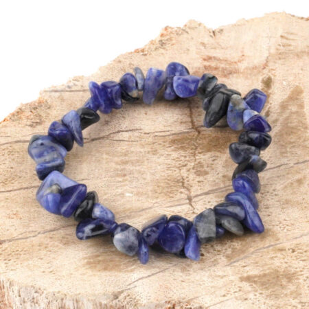 Sodalith Kinder Edelstein Armband flexibel und dehnbar Edelsteine Heilsteine bei Wunderstein24