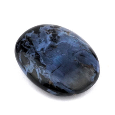 Pietersit blau Cabochon | Handschmeichler aus Namibia in einzigartiger Qualität und Farbe Edelsteine Heilsteine bei Wunderstein24