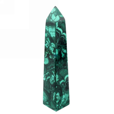 Malachit Obelisk | Spitze Höhe 208 mm aus der Demokratischen Republik Kongo in bester Qualität Edelsteine Heilsteine bei Wunderstein24