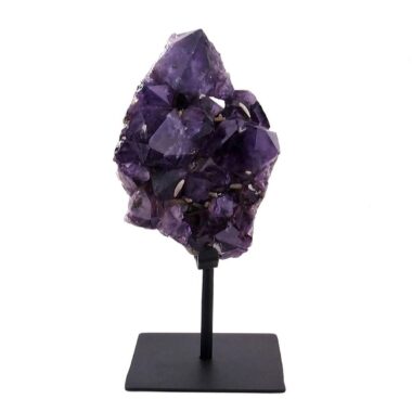 XXL Amethyst & Calcit Brasilien Stufe A+ – Qualität Höhe 264 mm Druse + Ständer Edelsteine Heilsteine bei Wunderstein24