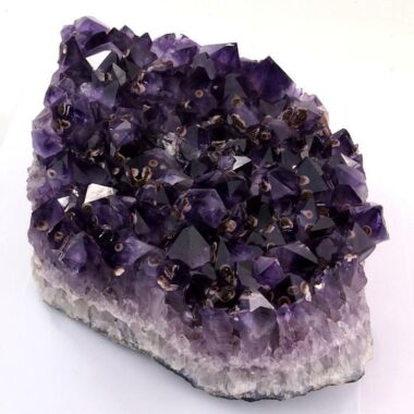 Amethyst Uruguay AAA – Qualität Stufe Geode Druse 332 mm TOP – beste Farbe Edelsteine Heilsteine bei Wunderstein24
