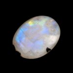 Regenbogen Mondstein Cabochon | Handschmeichler aus Indien in einzigartiger Qualität und Farbe Edelsteine Heilsteine bei Wunderstein24