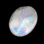 Regenbogen Mondstein Cabochon | Handschmeichler aus Indien in einzigartiger Qualität und Farbe Edelsteine Heilsteine bei Wunderstein24