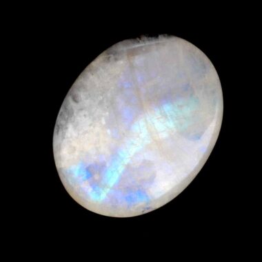 Regenbogen Mondstein Cabochon | Handschmeichler aus Indien in einzigartiger Qualität und Farbe Edelsteine Heilsteine bei Wunderstein24