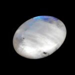Regenbogen Mondstein Cabochon | Handschmeichler aus Indien in einzigartiger Qualität und Farbe Edelsteine Heilsteine bei Wunderstein24