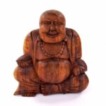 großer Elefant Figur Happy Glückselefant Feng Shui Skulptur aus Bali Indonesien Edelsteine Heilsteine bei Wunderstein24