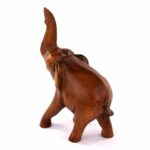 großer Elefant Figur Happy Glückselefant Feng Shui Skulptur aus Bali Indonesien Edelsteine Heilsteine bei Wunderstein24