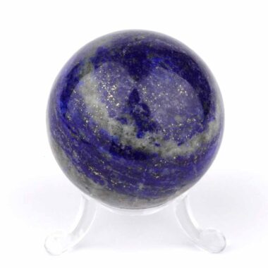große Lapislazuli Kugel Ø 53 aus Afghanistan in bester Qualität und einmaliger Farbe Edelsteine Heilsteine bei Wunderstein24
