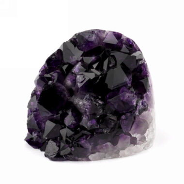 Amethyst Stufe mit poliertem Rand und Standfläche in weltbester Farbe und Qualität Edelsteine Heilsteine bei Wunderstein24