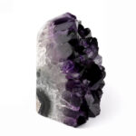 Amethyst Stufe mit poliertem Rand und Standfläche in weltbester Farbe und Qualität Edelsteine Heilsteine bei Wunderstein24