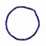 Lapislazuli Ø 3,5 mm facettiertes Edelstein Armband flexibel und dehnbar Edelsteine Heilsteine bei Wunderstein24