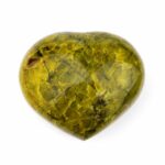 großes Opal grün Herz Ø 88 mm in einzigartiger Qualität und Farbe Edelsteine Heilsteine bei Wunderstein24