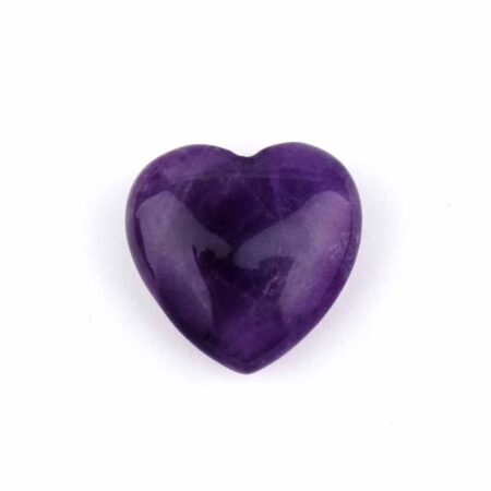 Amethyst Herz Ø ca. 20 mm aus Brasilien Edelsteine Heilsteine bei Wunderstein24