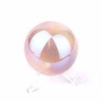 Aqua Angel Aura Rosenquarz Kugel Ø ca. 52 mm Edelsteine Heilsteine bei Wunderstein24